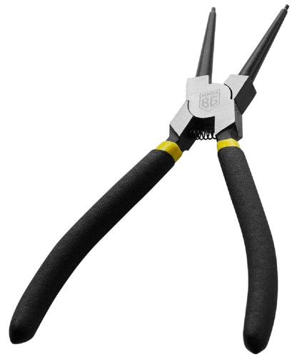 Съемник стопорных колец BERGER BG1224 прямой для внутренних (сжимание) 230 мм
