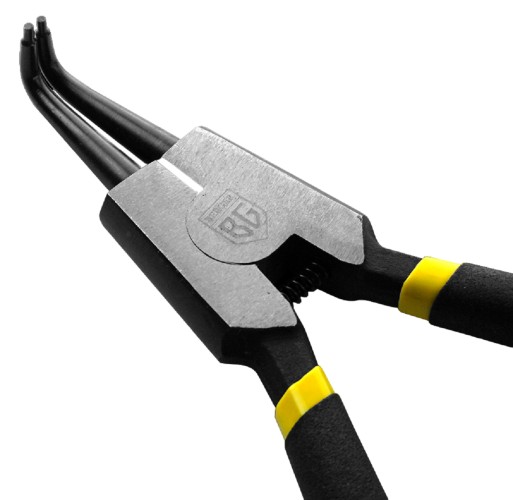 Съемник стопорных колец BERGER BG1228 загнутый для внешних (разжимание) 230 мм - изображение 2