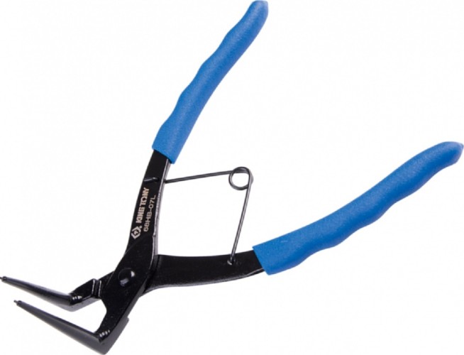 Съемник стопорных колец KING TONY 68HB-07L для 180 мм, загнутые удлиненные, сжатие