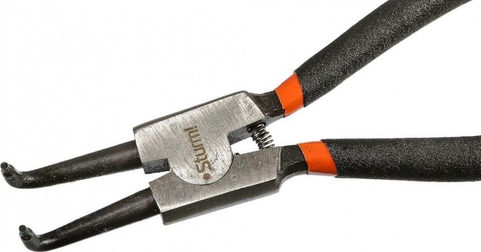 Съемник стопорных колец Sturm 1020-12-02-170 170мм, изогнутые губки, разжим - изображение 2