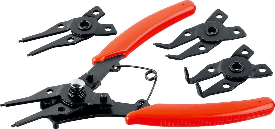 Съемник стопорных колец ЗУБР MIRAX 4 сменные насадки 2282 2282