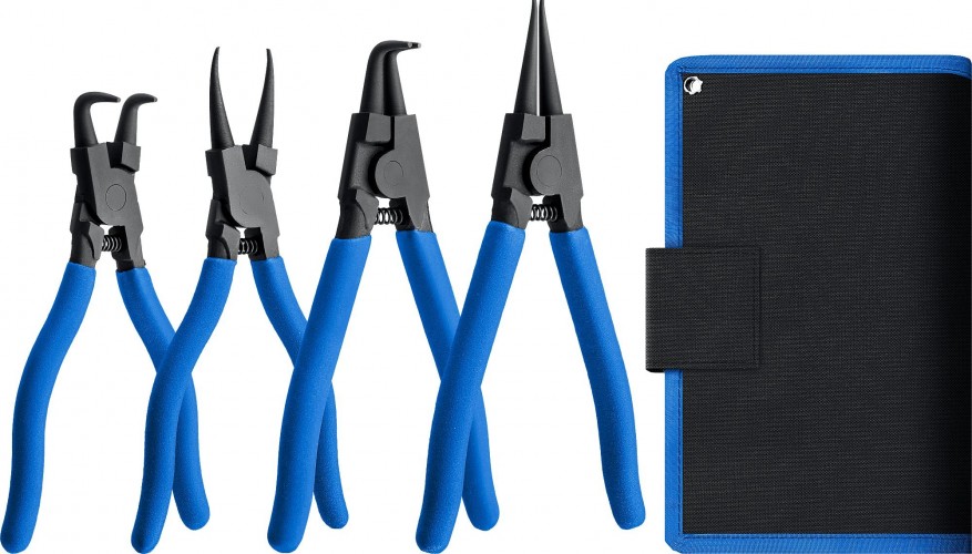 Съемник стопорных колец ЗУБР набор 4 шт. 130 мм 22825