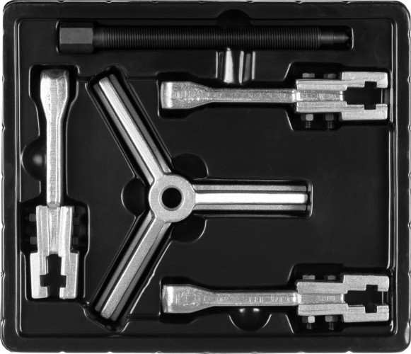 Съемник ЗУБР Профессионал раздвижной 3-захватный, 150 мм 43312-180-150 - изображение 4