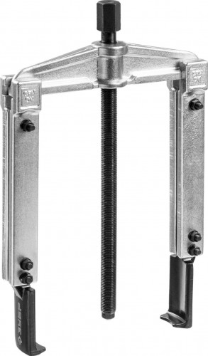 Съемник ЗУБР Профессионал раздвижной 2-захватный с тонкими захватами, 215 мм 43313-160-215