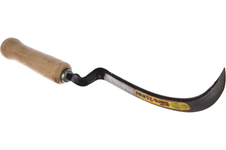 Серп ЗУБР "Жнец-25" с зубцом, длина захвата 170 мм 39835 - изображение 2