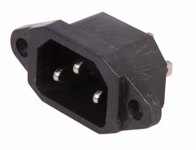 Сетевое гнездо REXANT 11-0001 на корпус ("папа" контакт) ( уп. 25 штук ) - изображение 2