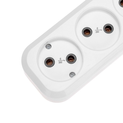 Сетевой фильтр Proconnect 13-4206 3 гнезда, 3м, 2х0,75мм², б/з, белый - изображение 2