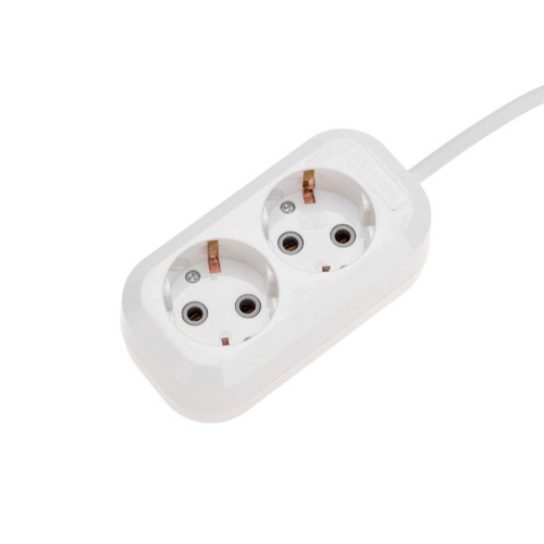 Сетевой фильтр Proconnect 13-4202 2 гнезда, 1,5м, 3х0,75мм², с/з, белый - изображение 3