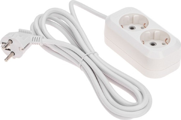 Сетевой фильтр Proconnect 13-4203 2 гнезда, 3м, 3х0,75мм², с/з, белый - изображение 3