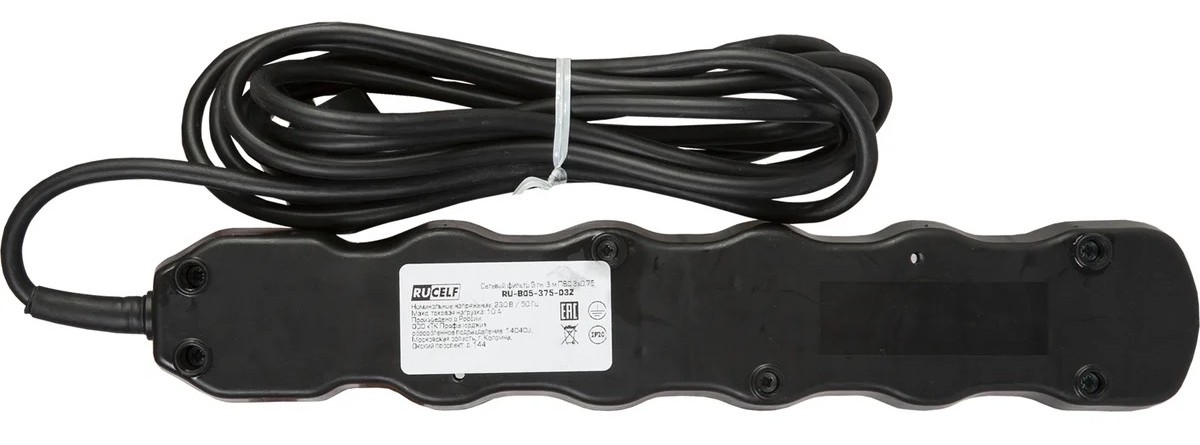 Сетевой фильтр RUCELF RU-B05-375-05Z 5 гн. 5 м - изображение 2