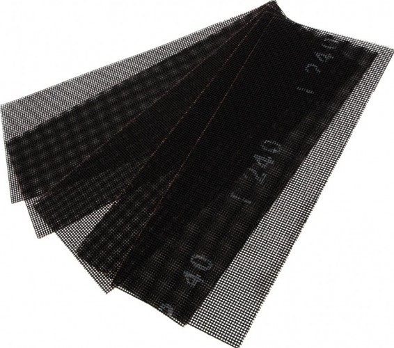 Сетка шлифовальная Denzel 75 183 p 240, 115х280 мм, 5 шт. 75183