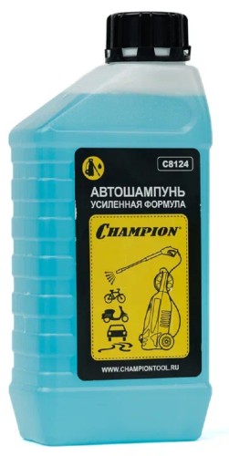 Шампунь для бесконтактной мойки CHAMPION C8124 усиленная формула 1л - изображение 2