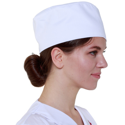 Шапочка повара «Таблетка» белая [00400] - изображение 2
