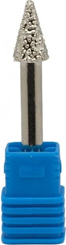 Шарошка алмазная ПРАКТИКА 10х16 мм, коническая хвост 6 мм 646-980 - изображение 2