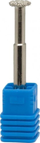 Шарошка алмазная ПРАКТИКА 10х2 мм, дисковая 60 мм, хвост 6 мм 646-959 - изображение 2