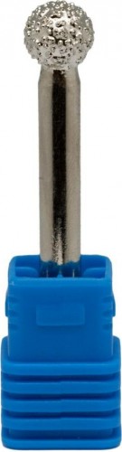 Шарошка алмазная ПРАКТИКА шарообразная 10 мм, длина 60 мм, хвост 6 мм 646-942 - изображение 3