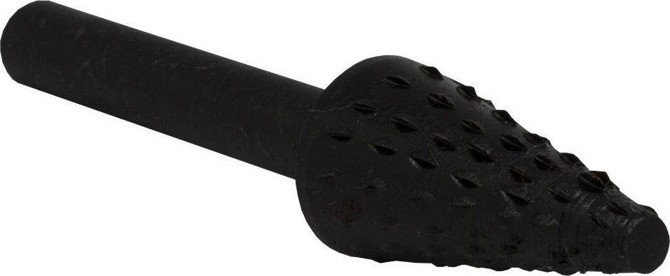 Шарошка по дереву ПРАКТИКА 13х25 мм, стальная, конусная хвост 6 мм 648-359