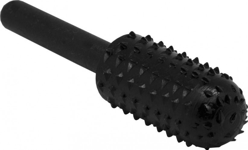 Шарошка по дереву ПРАКТИКА 13x28 мм, стальная, цилиндрическая закругленная 648-335