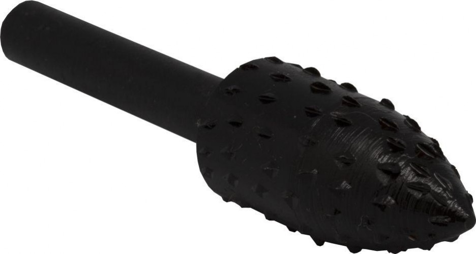 Шарошка по дереву ПРАКТИКА 13x28 мм, стальная, параболическая удлиненная хвост 6 мм 648-403