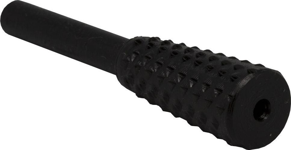 Шарошка по дереву ПРАКТИКА 13х28 мм, стальная, трапециевидная хвост 6 мм 648-410