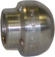 Шаровая форсунка ROTHENBERGER R1/4" с прямым и обратным направлением потока D-25 х 22 мм, 130 BAR, 5 отверстий 76065