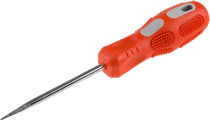 Шило ЗУБР МАСТЕР хозяйственное, двухкомпонентная рукоятка, 100 мм 09573