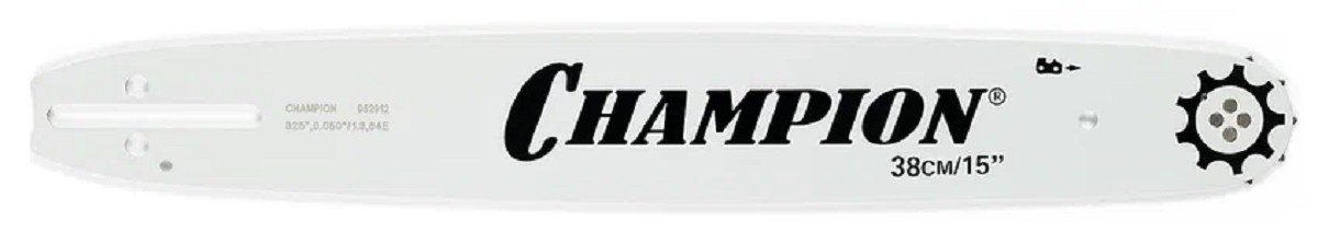 Шина для цепной пилы CHAMPION 15"-0,325-1,3-64 150SLBA095 (952912) 952912