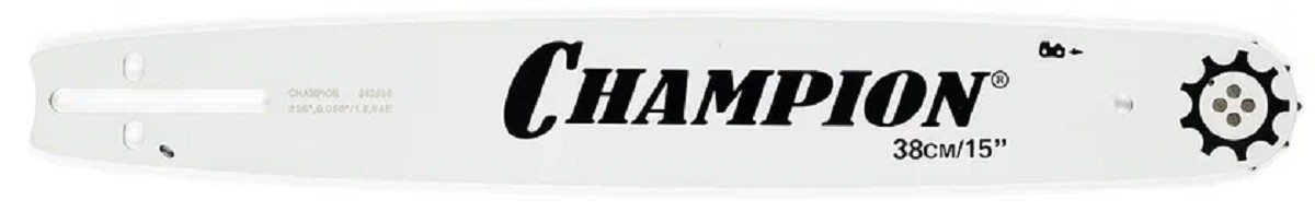 Шина для цепной пилы CHAMPION 952936 15"-0,325-1,3-64