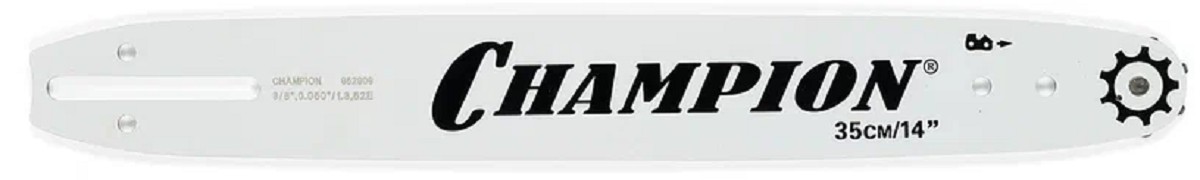 Шина для цепной пилы CHAMPION 14"-3/8-1,3-52 140SDEA041 + 2 цепи (952929) 952929