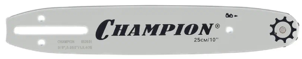 Шина для цепной пилы CHAMPION 10"-3/8-1,3-40 100SDEA041 (952931) 952931