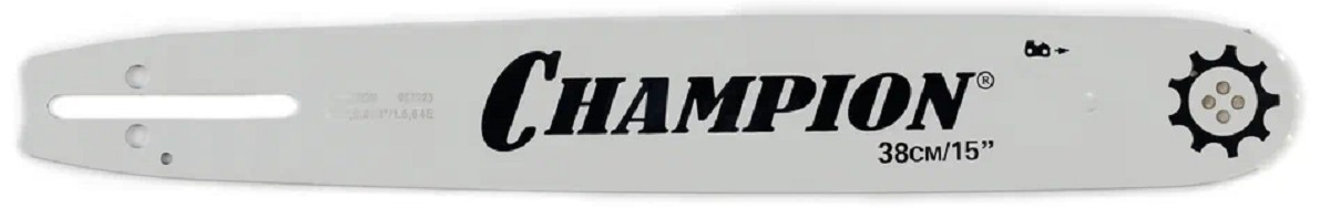 Шина для цепной пилы CHAMPION 15"-0,325-1,5-64 158SLBK095 (952923) 952923