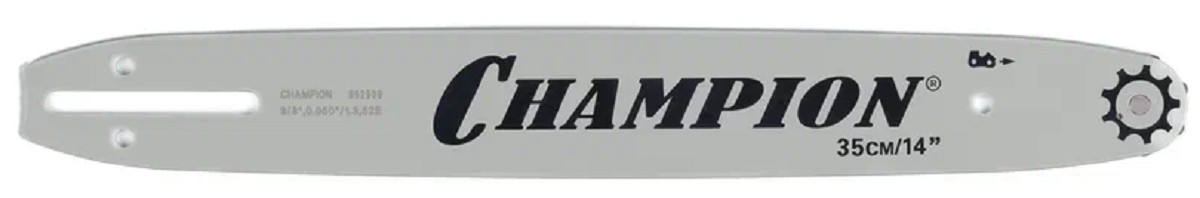 Шина для цепной пилы CHAMPION 14"-3/8-1.3-52 140SDEA041 (952909) 952909