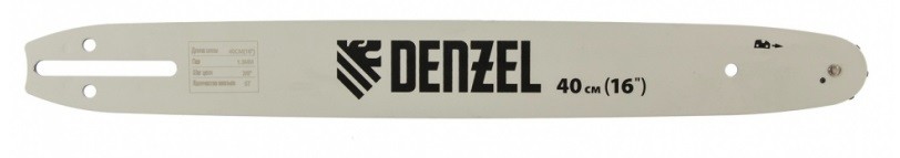 Шина для цепной пилы Denzel 59801 для dgs-4516, длина 40 см (16")