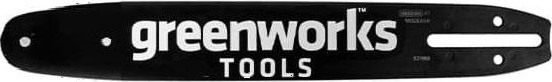 Шина для цепной пилы GREENWORKS 2 947 207 25 см. 2947207