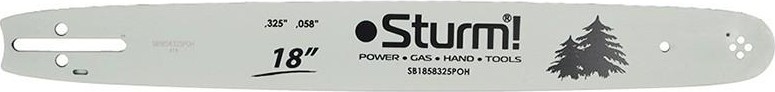 Шина для цепной пилы Sturm 18"-0,325"-1,5mm-72 SB1858325POH SB1858325POH