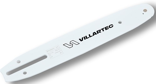 Шина для цепной пилы VILLARTEC 261114000001 25 см/10" 1,1mm/0.043" 3/8"P 40 зв.
