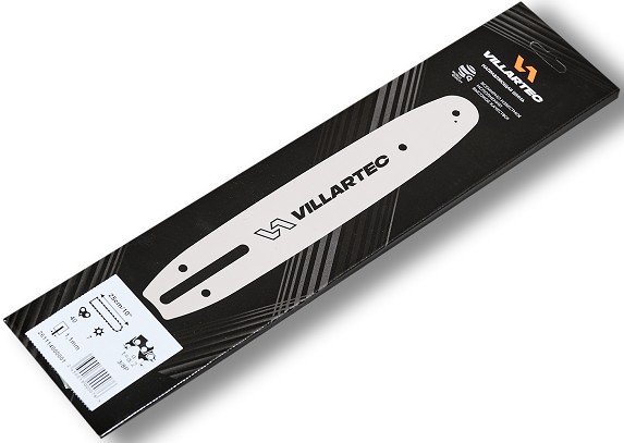 Шина для цепной пилы VILLARTEC 261114000001 25 см/10" 1,1mm/0.043" 3/8"P 40 зв. - изображение 3