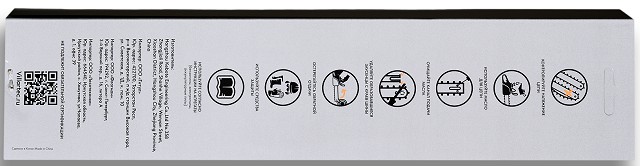 Шина для цепной пилы VILLARTEC 261114000001 25 см/10" 1,1mm/0.043" 3/8"P 40 зв. - изображение 4
