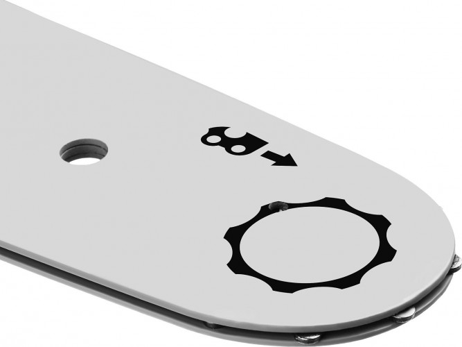 Шина для цепной пилы ЗУБР тип 4 шаг 3/8" паз 1.3 мм 45 см 70204-45 - изображение 3