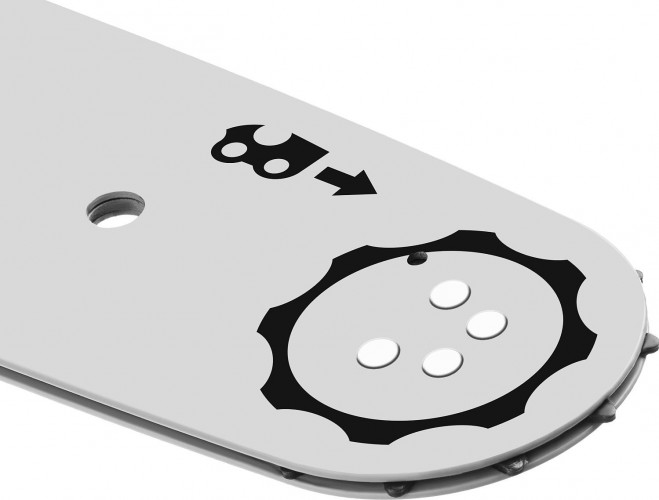 Шина для цепной пилы ЗУБР тип 5 шаг 0.325" паз 1.5 мм 40 см 70205-40 - изображение 3