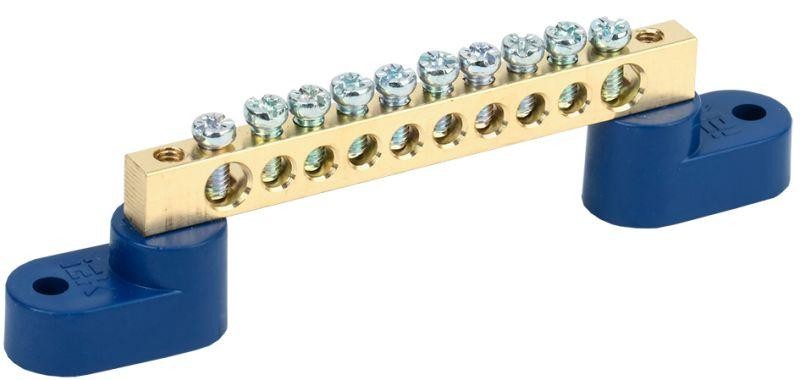 Шина нулевая IEK ШНИ-6х9-10-У2-С на 2-х. угл. изол.  YNN10-69-10C2-K07