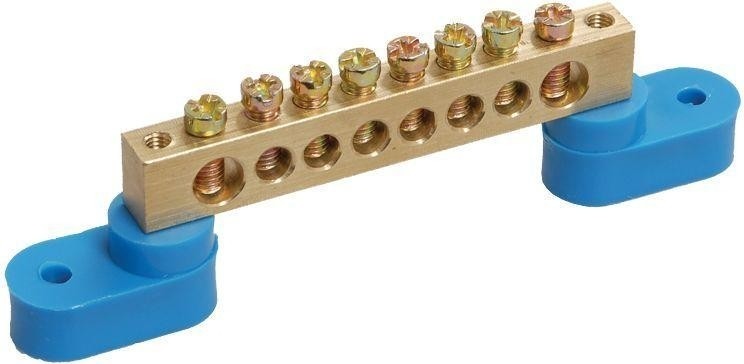 Шина нулевая IEK ШНИ-6х9-8-У2-С на 2х угл. изол.  YNN10-69-8C2-K07