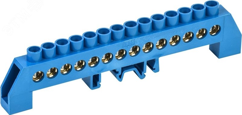 Шина нулевая IEK ШНИ-8х12-14-КС-С в комб. DIN-изол. "стойка"  YNN10-812-14DP-K07