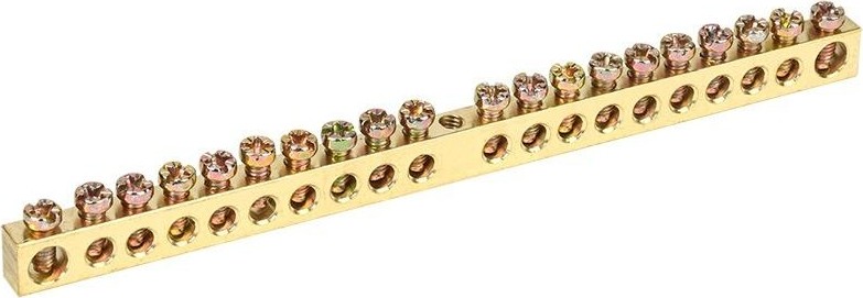 Шина REXANT 11-2362 PEN «земля-ноль» 6х9 мм 6/1, 20 групп