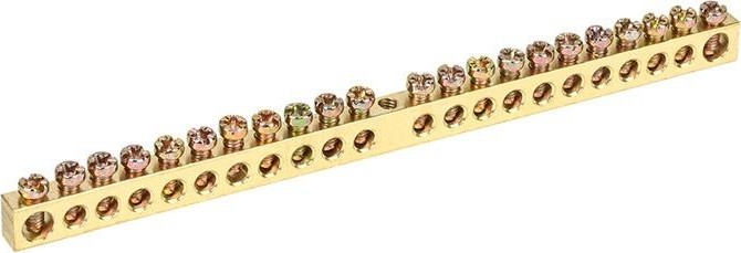 Шина REXANT 11-2363 PEN «земля-ноль» 6х9 мм 6/1, 22 групп