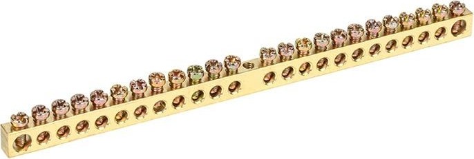 Шина REXANT 11-2364 PEN «земля-ноль» 6х9 мм 6/1, 24 групп