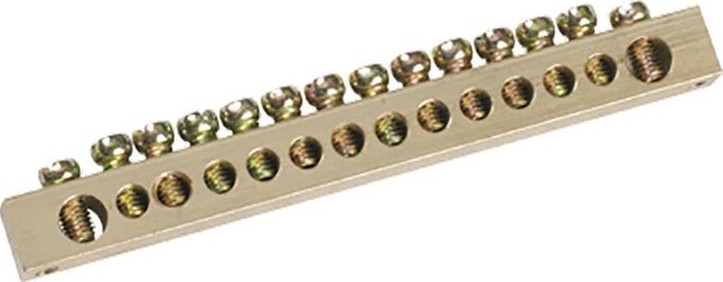 Шина REXANT 11-2369 PEN «земля-ноль» 6х9 мм 14/2, 14 групп