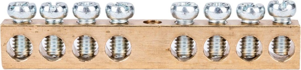 Шина REXANT 11-2372 PEN «земля-ноль» 6х9 мм 8/1, 8 групп