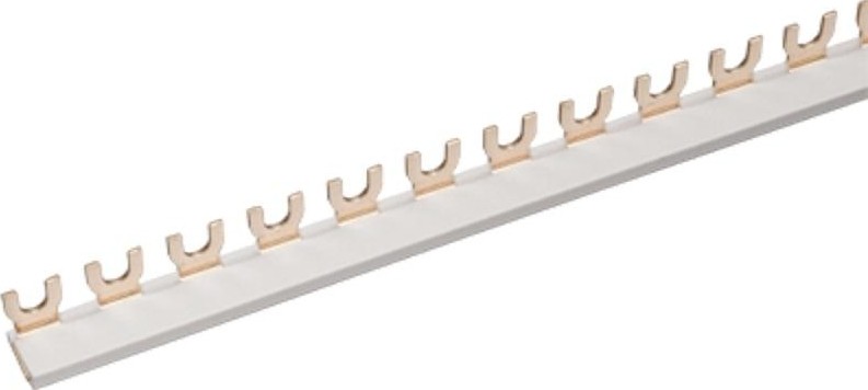 Шина REXANT 1Р 63 А, 11-2231 соединительная типа FORK вилка 1 м. 11-2231