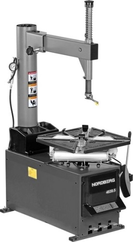 Шиномонтажный стенд NORDBERG 4639,5 п/автомат, 2х скор, 380V стол с накладками, синий 4639,5(B) 380 - изображение 2